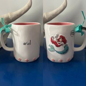 Rae Dunn Disney Little Mermaid Ariel Double Sided Mug